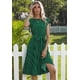 thumbnail image 1 of Vestido plisado de verano para mujer, vestido de verano sin mangas con escote en V y lunares, 1 of 5