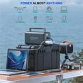 thumbnail image 4 of ICON BEST | Portable Power Station 300W/ 230WH, 72000mAh, Solar Generator (Solar Panel Not Included) with 110V AC Outlets, Type-c 18W, PD 65W, Solar Mobile Lithium Battery Pack - New, 4 of 5