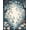 Blue, Pattern 3, variant on ODIKA 8'x10' Machine Washable Non-Slip Area Rug, Ethereal Garden with Stylized Flowers and Ornamental Scrollwork High Traffic Rug, White, 83265