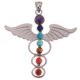 thumbnail image 2 of Piedra Preciosa Piedras Multicolores ángel Colgante Joyería jinwen Pendiente del encanto, 2 of 8
