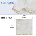 thumbnail image 5 of GZHJMY Set of 1 Marble with Golden Texture Satin Napkin Square 20 Inches Table Napkins Soft Smooth Decorative Napkins for Wedding Banquet Party Decoration, 5 of 6