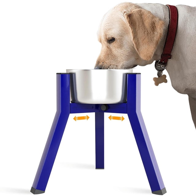 Soporte Elevado de Tazones para Perros Medianos 11 Pulgadas Ancho Ajustable 7-10.6 Pulgadas