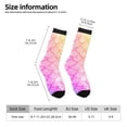 thumbnail image 4 of Goofa Fish Scale Printed Men's Crew Socks, Soft Durable Breathable Moisture-Wicking with Odor Control Cotton socks, 4 of 9
