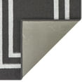 thumbnail image 6 of Washable Skid-Resistant Runner Rug, Border, Dark Grey and White, 26" x 96", 6 of 8