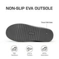 thumbnail image 4 of Mens fuzzy cozy slippers genuine suede memory foam indoor outdoor winter slip on shoes, 4 of 5