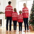 thumbnail image 2 of Family Matching Christmas Sweater Crewneck Long Sleeve Knitted Pullover Tops for Couples, 2 of 7