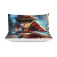 thumbnail image 3 of One PieceCartoon Collection 3-Piece Comforter Set, Personalized Bedding Decor for Kids And Teens Bed Sheets, 3 of 5