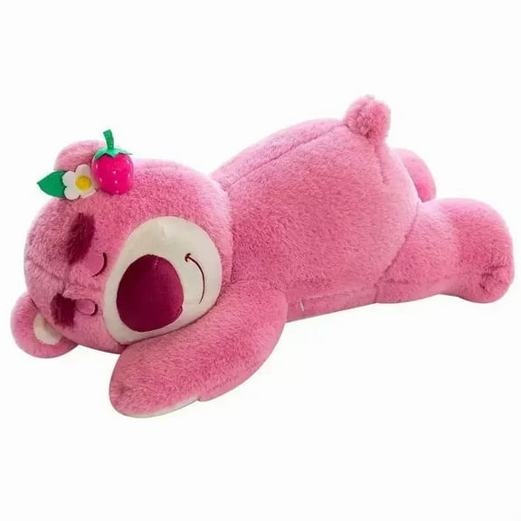 50cmToy Cute Plush Toys Pillow Cartoon Strawberry Bear Plush Doll Girls Kawaii Anime Bear Stuffed Doll Kids Gifts