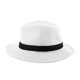 thumbnail image 2 of Men Summer Outdoor Straw Braided Wide Brim Western Style Beach Sunhat Cowboy Hat White, 2 of 3