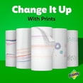 thumbnail image 3 of Bounty - Toallas de papel con estampado en tamaño A, 2 rollos triples, 123 hojas por rollo, 3 of 12