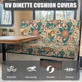 thumbnail image 4 of Qpednta Ethnic Paisley Pattern RV Dinette Cushion Covers 2-Piece Set Anti-Slip Washable Camper Seat Covers Sofa Chair Furniture Protectors for RV Camper Car Bench Seats, 4 of 7