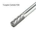 thumbnail image 3 of Unique Bargains Tungstène Carbure YG8 Double Coupe Rotatif Forme Cylindre 1/4 Pieds Tige 2 Pcs, 3 of 3