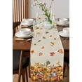 thumbnail image 2 of Table Runners 72 Inches Long Dress Scarves, Fall Pumpkin Farmhouse Kitchen/Dining Table Runner, Coffee Tablerunners, Vintage Rugby Pumpkin Sunflower Maple Leaf 13x72 Inch, 2 of 7