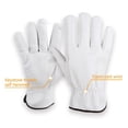 thumbnail image 1 of Guantes de trabajo, resistentes a las espinas, piel de oveja de alta calidad, guantes de jardín con muñeca elástica para hombres y mujeres, duraderos y absorbentes del sudor (S) oso de fresa Electrónica, 1 of 5