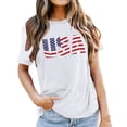 thumbnail image 3 of ibiyuan 250th Anniversary Usa Shirt Womens T Shirts Casual Crew Neck 250 Year American Anniversary Flag Short Sleeve Independence Day Funny Shirts Cute Tops for Women, 3 of 7