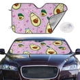 thumbnail image 4 of Goofa Different Avocados Printed Car Windshield Sunshade,Foldable Reflective Sun Visor,UV Protection Heat Blocker Sunshade,Car Cooling Accessory-Small, 4 of 7