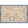 thumbnail image 2 of Bliss Rugs Geometric Indoor Outdoor Rug Low-Profile Reversible Floor Mat for Patio, Entrance, Front Door | Multi-Color, 2' x 3', 2 of 10