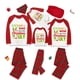 thumbnail image 1 of Pijamas familiares a juego de Navidad, conjuntos de pijamas a cuadros blancos y negros, Just Who Loves Christams en julio, 1 of 4