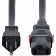 thumbnail image 4 of StarTech 15ft (4.5m) Heavy Duty Power Cord, NEMA 5-15P to Locking C13, 125V 15A, 14AWG, Replacement AC Power Cable, UL Listed, TAA, 4 of 4