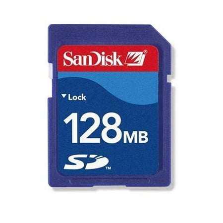 One 128 Mb Memory - SanDisk Secure Digital Card 128 MB
