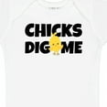 thumbnail image 4 of Inktastic Chicks Dig Me Boys Baby Bodysuit, 4 of 5