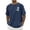 Blue, variant on Mens Work Shirt Print Short Sleeve Crew Neck Comfort Beach Vacation Essentials,Light Gray,5XL