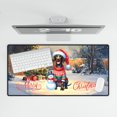 thumbnail image 4 of Merry Christmas Woofmas Xmas Noel German Shorthaired Pointer Santa Snowman Desk Mat Full Keyboard Mouse Pad GSP Lover Dog Gift Large Mousepad - 13016, 4 of 5