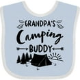 thumbnail image 3 of Inktastic Grandpas Camping Buddy Boys or Girls Baby Bib, 3 of 4