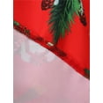 thumbnail image 6 of DYMADE Women Christmas Elegant Printed Knee Length A-line Dress, 6 of 6