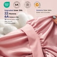 thumbnail image 2 of Gorro de seda Umisleep 22 Momme Mulberry Silk para mujer, color rosa, 2 of 7