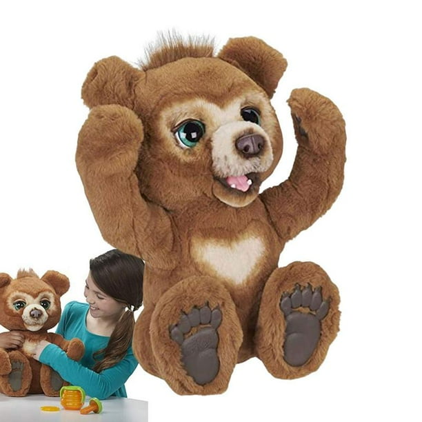Oso curioso de peluche de juguete para niños pequeños, oso de