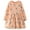 Cat/Orange, variant on Popshion Toddler Kid Girls Long Sleeve Dress Casual Cotton Dress Winter Clothes, Size 2T-7Y