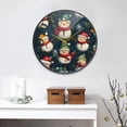 thumbnail image 4 of Snowmans Christmas Wall Clock 10 Inch Silent Non Ticking Battery Operated Easy to Read for Kitchen Living Room, 4 of 8
