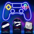 thumbnail image 4 of Game Controller Neon Sign, Gamepad Shape LED Neon Lights for Gaming Room Bedroom Wall Art Decor, Led Night Lights, 4 of 5
