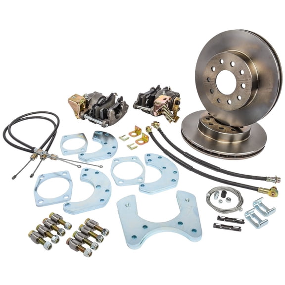 JEGS 630600 Rear Disc Brake Conversion Kit 1968-1977 Ford 9 in. Passenger Car St