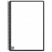 Rocketbook Core Digital Reusable Notebook - Black - Executive Size Eco-friendly Notebook (6 x 8.8) - 36 Dot-Grid Pages - Includes 1 Pen and Microfiber Cloth