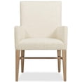 thumbnail image 4 of Beaumont Lane Transitional Upholstered Arm Chair in Beige Wood, 4 of 4