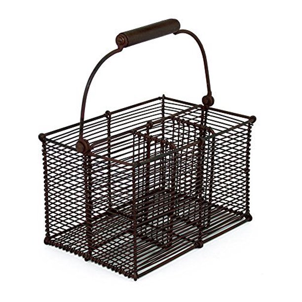 Divided Metal Cutlery Caddy