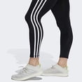 thumbnail image 3 of Adidas Women's 7/8 3 Stripes Training Tights Black Size: Medium, Color: Black/white, 3 of 7