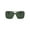 Silver Solid Green, variant on Womens Shield Oversize Mobster Rimless Flat Top Bridge Sunglasses Gold Pink Mirror