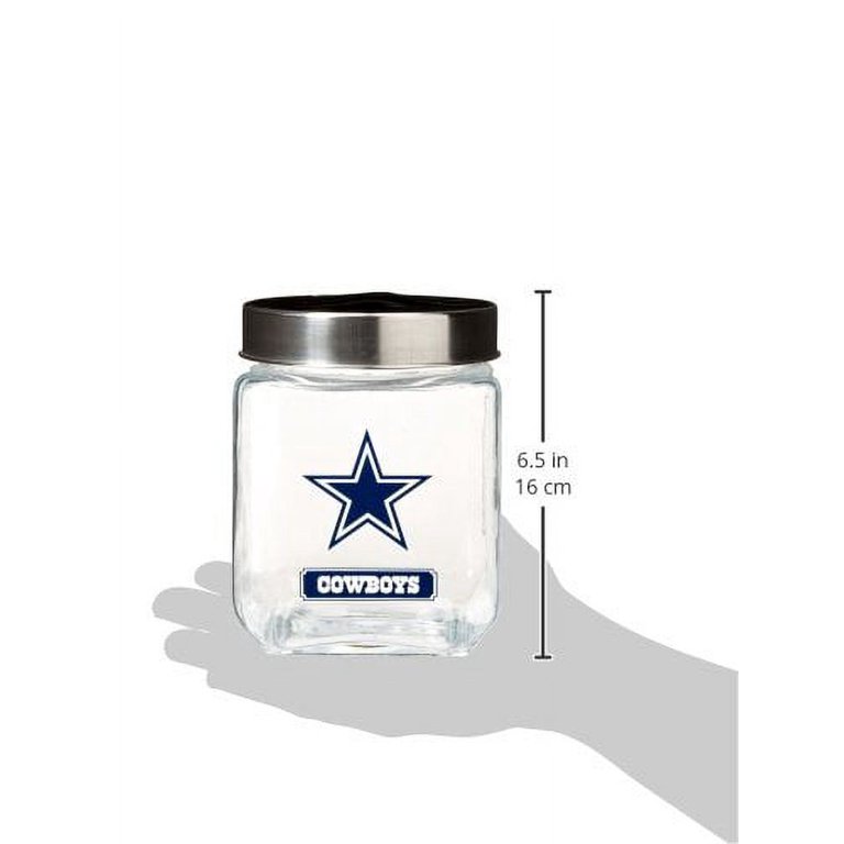 DALLAS COWBOYS GLASS MASON JAR W/LID - 20 oz – SPORTS NATION