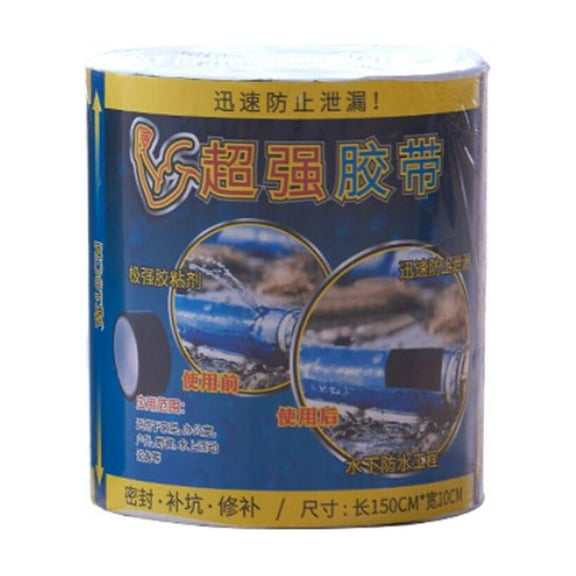 Waterproof sealant tape Waterproof Sealant Tapes Water Pipe Repairing Sealing Tapes Adhesive Mending Tape for Home Pipe Kitchen (Black)