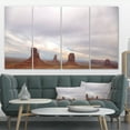 thumbnail image 1 of Monument Valley Panorama - Landscape Canvas Art Print, 1 of 4