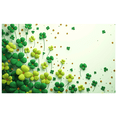 thumbnail image 3 of Cloverleaf Greenery Theme Background Banner Party Decorations St Patrick's Day Decor Event Backdrop Celebration Photography Props, 3 of 4