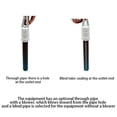 thumbnail image 2 of 220V 350W pellet stove ignitor black Ceramic Igniter Ceramic Heating Tubespark plug for pellet stove10.5*6*100mm 11.5*6.5*110mm, 2 of 5