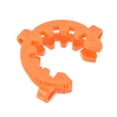 thumbnail image 3 of Uxcell Plastic Mounting Clamp Lab Joint Clip for 40/35 or 40/50 Glass Taper Joints Orange 5 Pack, 3 of 5