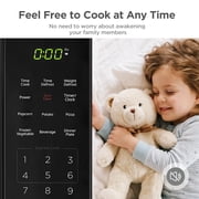 BLACK+DECKER 0.9 Cu Ft Microwave Oven Countertop , 6 Auto Menus, 10 Power Levels, Digital Panel, 900W