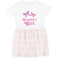 thumbnail image 3 of Inktastic Grandma's Girl Grandchild Butterfly Girls Toddler Dress, 3 of 5