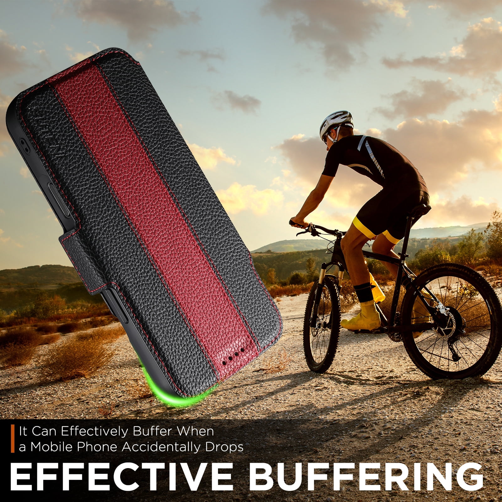 Dteck for iPhone 17 Pro Max Detachable Wallet Case with Card Holder, 2 in 1 PU Leather Flip Folio Stand Shockproof Phone Cover 6.9 Inch 2025,Red
