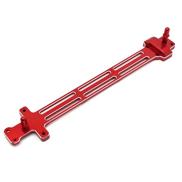 Kit de Pilar de Carcasa de Segundo Piso para Actualización de Coche RC para LC RACING 1/10 PTG-2 PTG-2R Piezas de Actualización de Coche RC Rojo